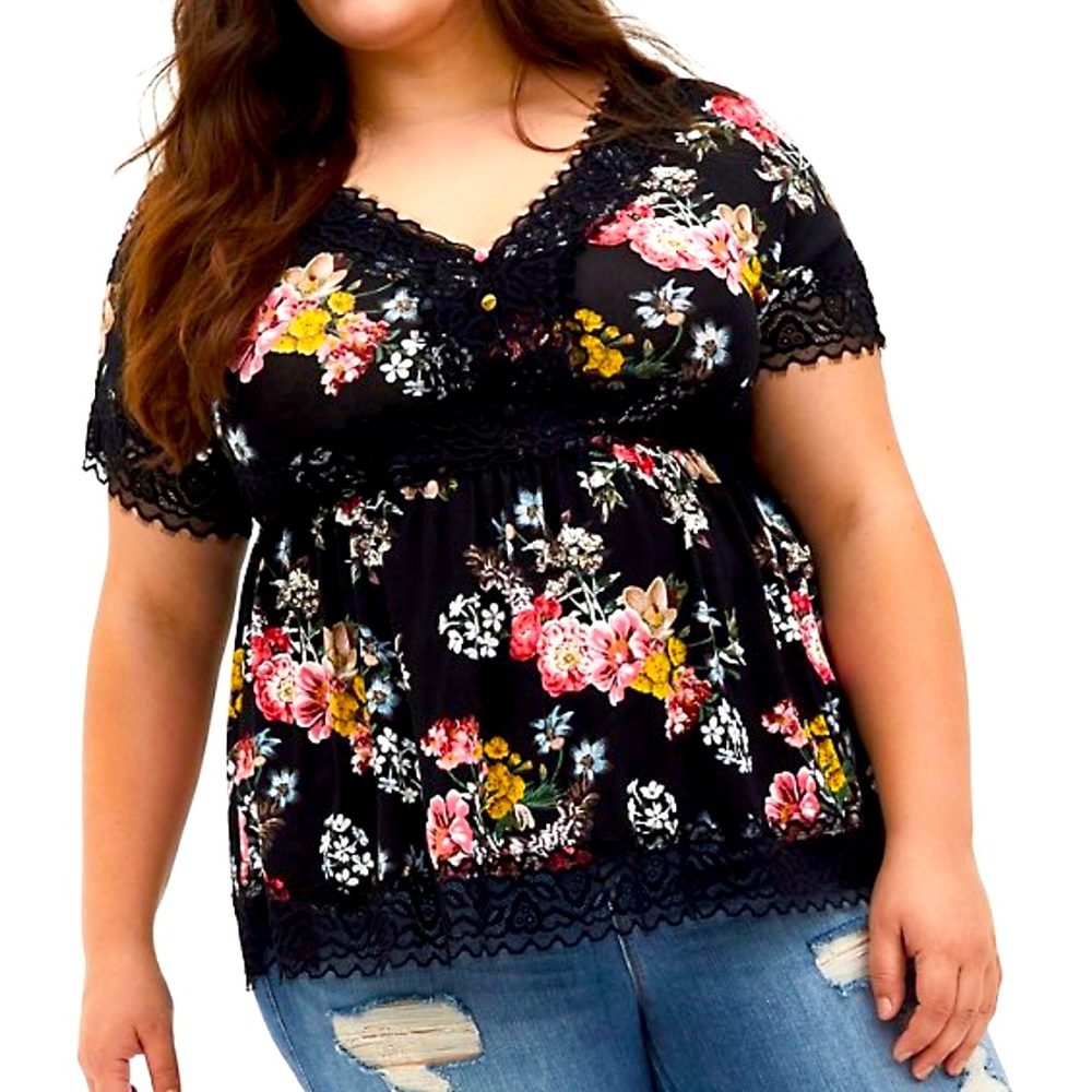 Floral tunic
